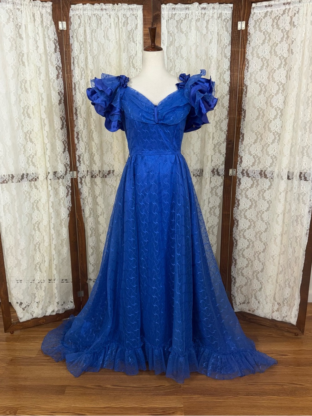 Gorgeous Vintage 1980s Union Made Prom/Bridesmaid Gown